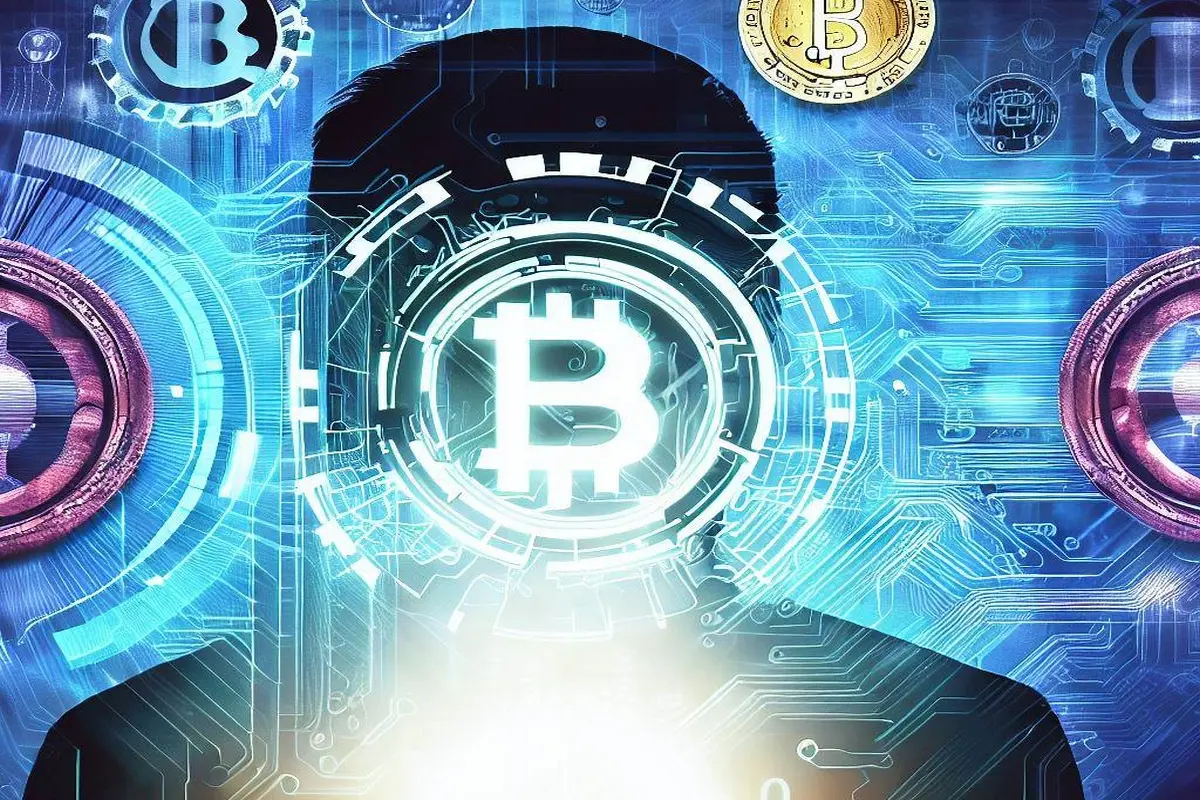 A visual representation of the concepts of Cryptocurrency and social engineering