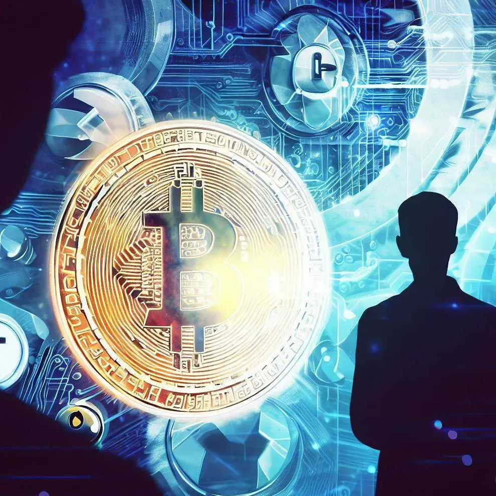 A visual representation of the concepts of Cryptocurrency and social engineering