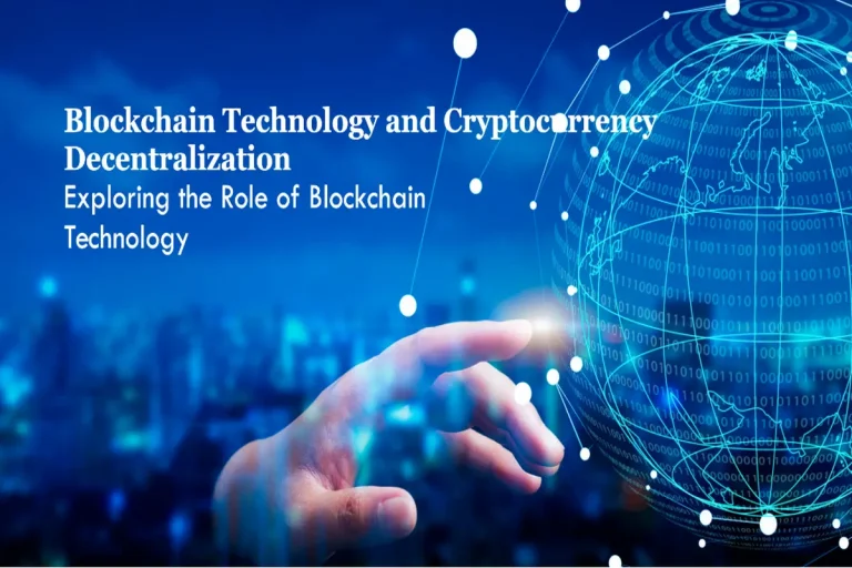 A visual representation of the concepts of The Role of Blockchain Technology in Cryptocurrency Decentralization